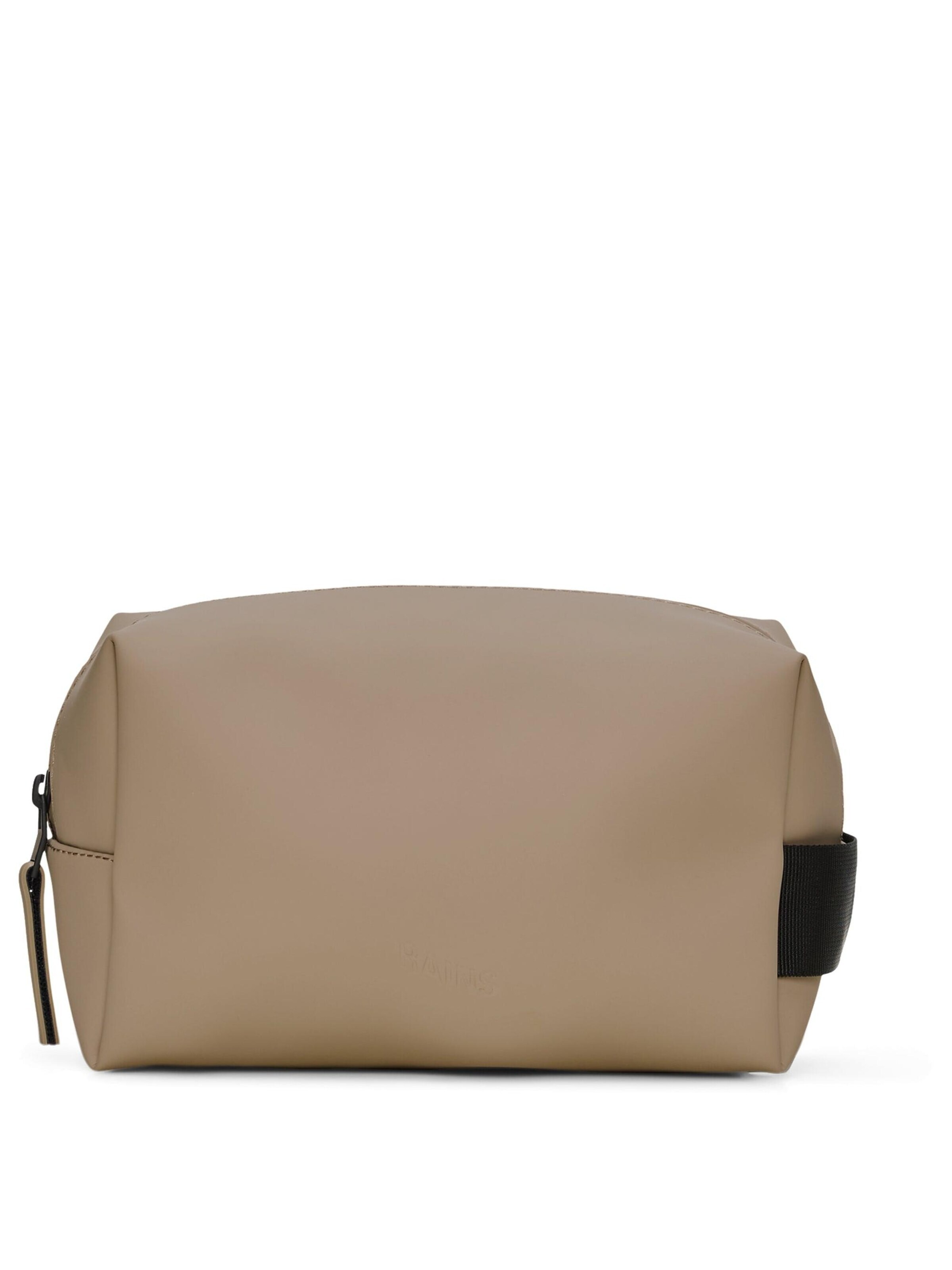 RAINS Toiletry Bag in Beige: front