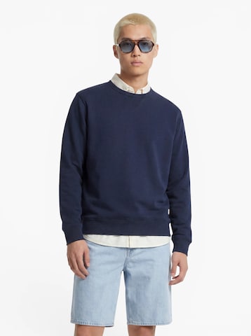 Jack & Jones PremiumSweater majica 'JPRBLUCALEB' - plava boja: prednji dio