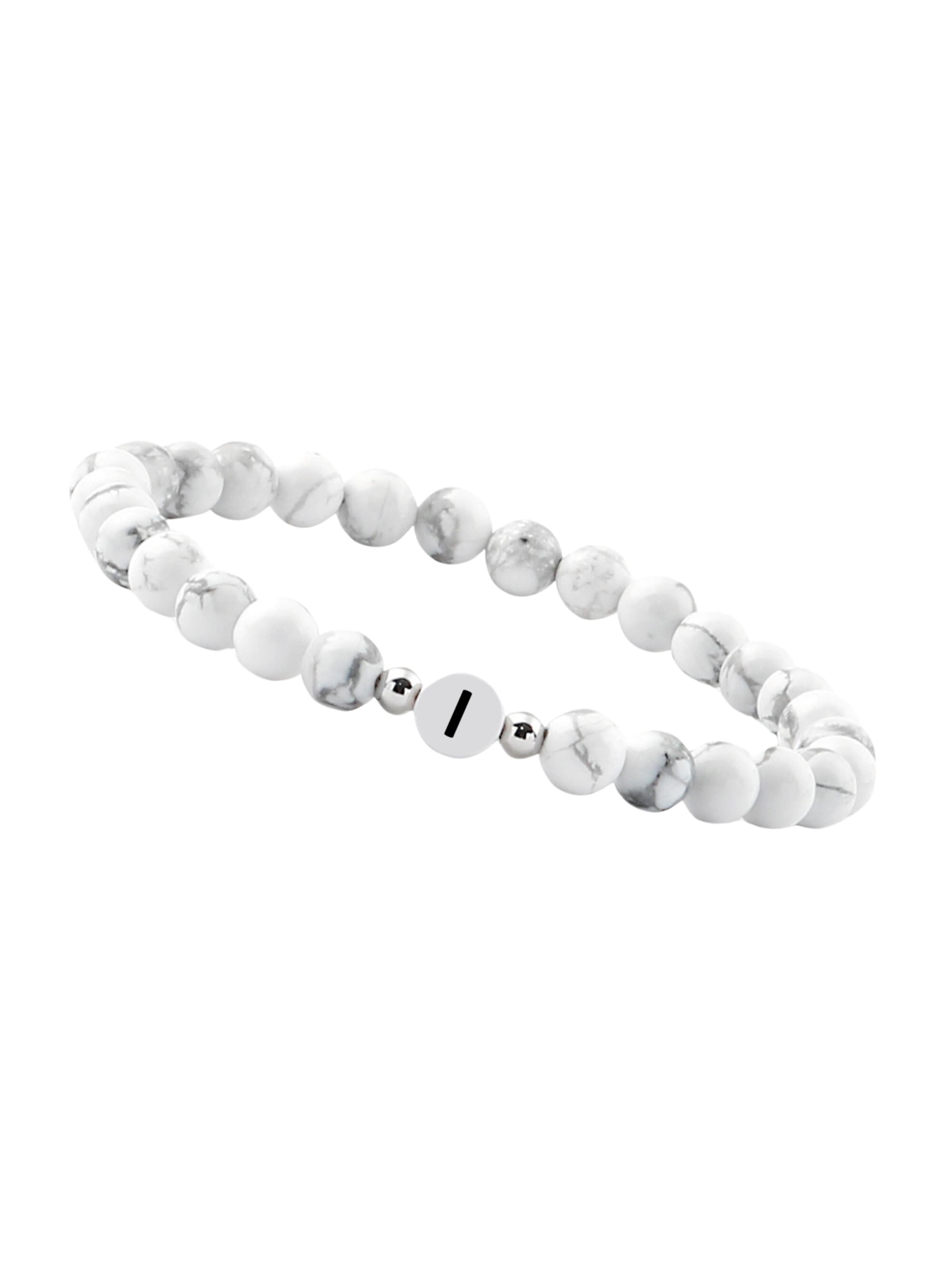 Bracelet GOOD.designs en blanc : devant