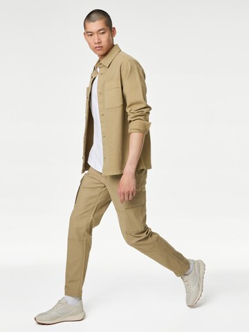 Marks & Spencer Slim fit Cargo trousers in Brown