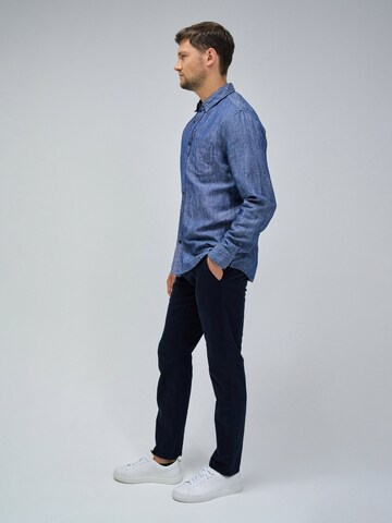 Salsa Jeans Regular fit Overhemd in Blauw