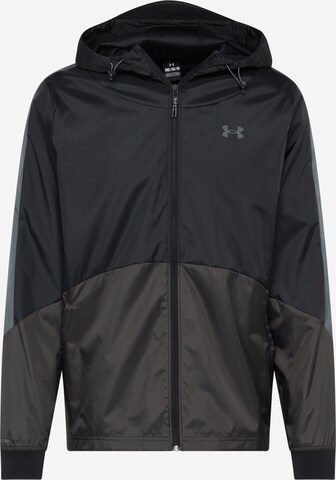 UNDER ARMOUR Sportjas in Zwart: voorkant