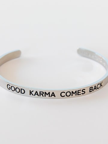 Divasya Bracelet 'Good Karma comes back' in Silver