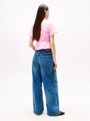 Chemisier Tommy Jeans en rose