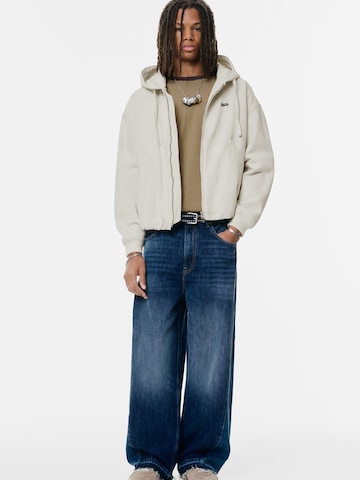 Pull&Bear Prechodná bunda 'STWD' - Biela