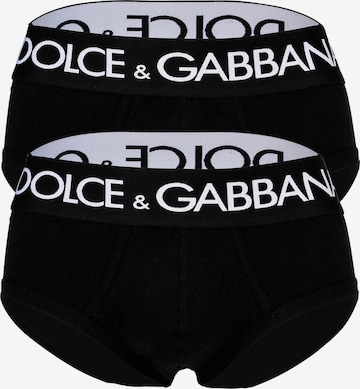 DOLCE & GABBANA Slip in Schwarz: Vorderseite
