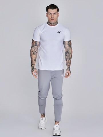 SikSilk Slim fit Sports trousers 'Essentials Poly' in Grey