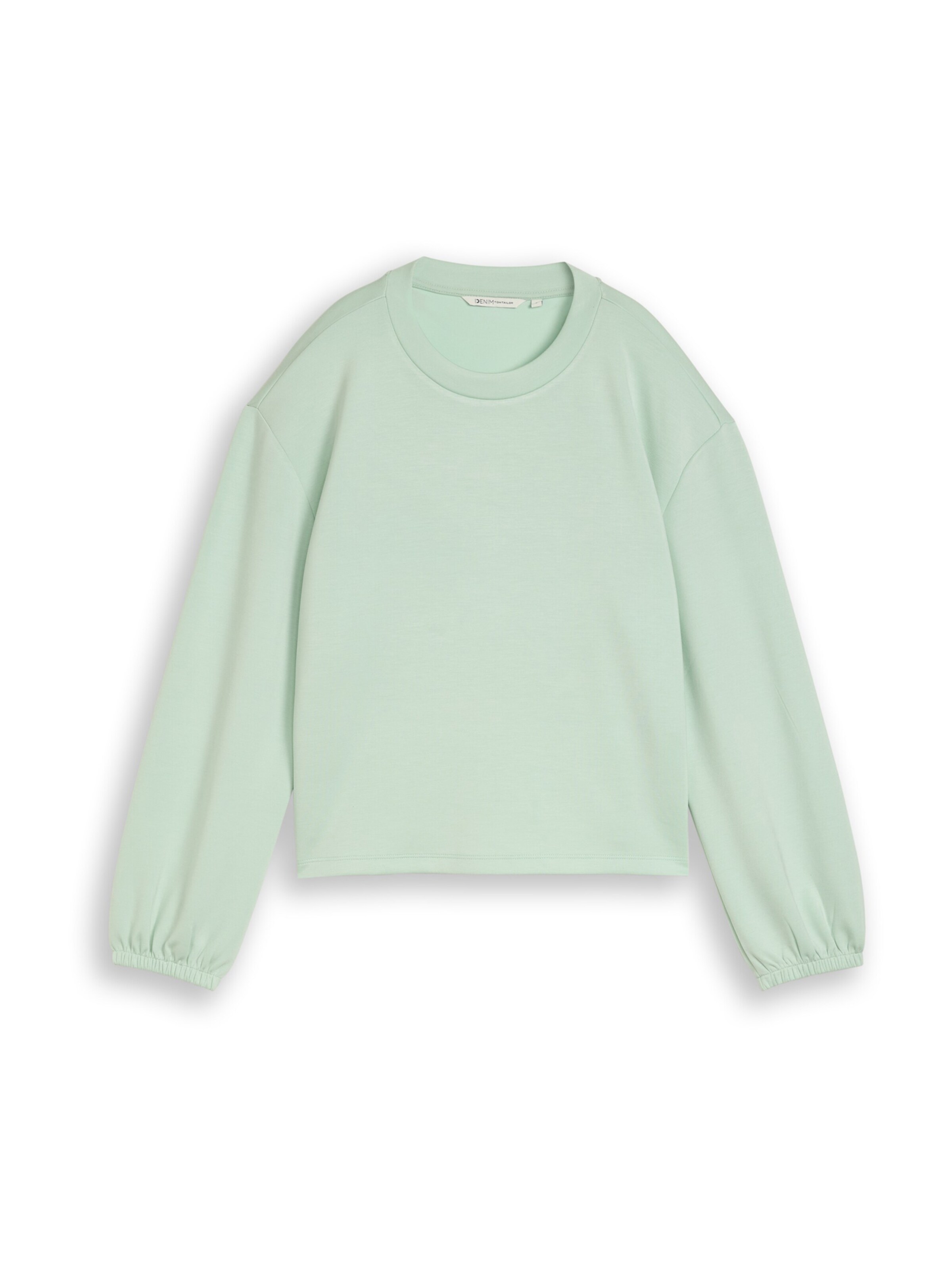 TOM TAILOR DENIM Tričko – zelená: přední strana