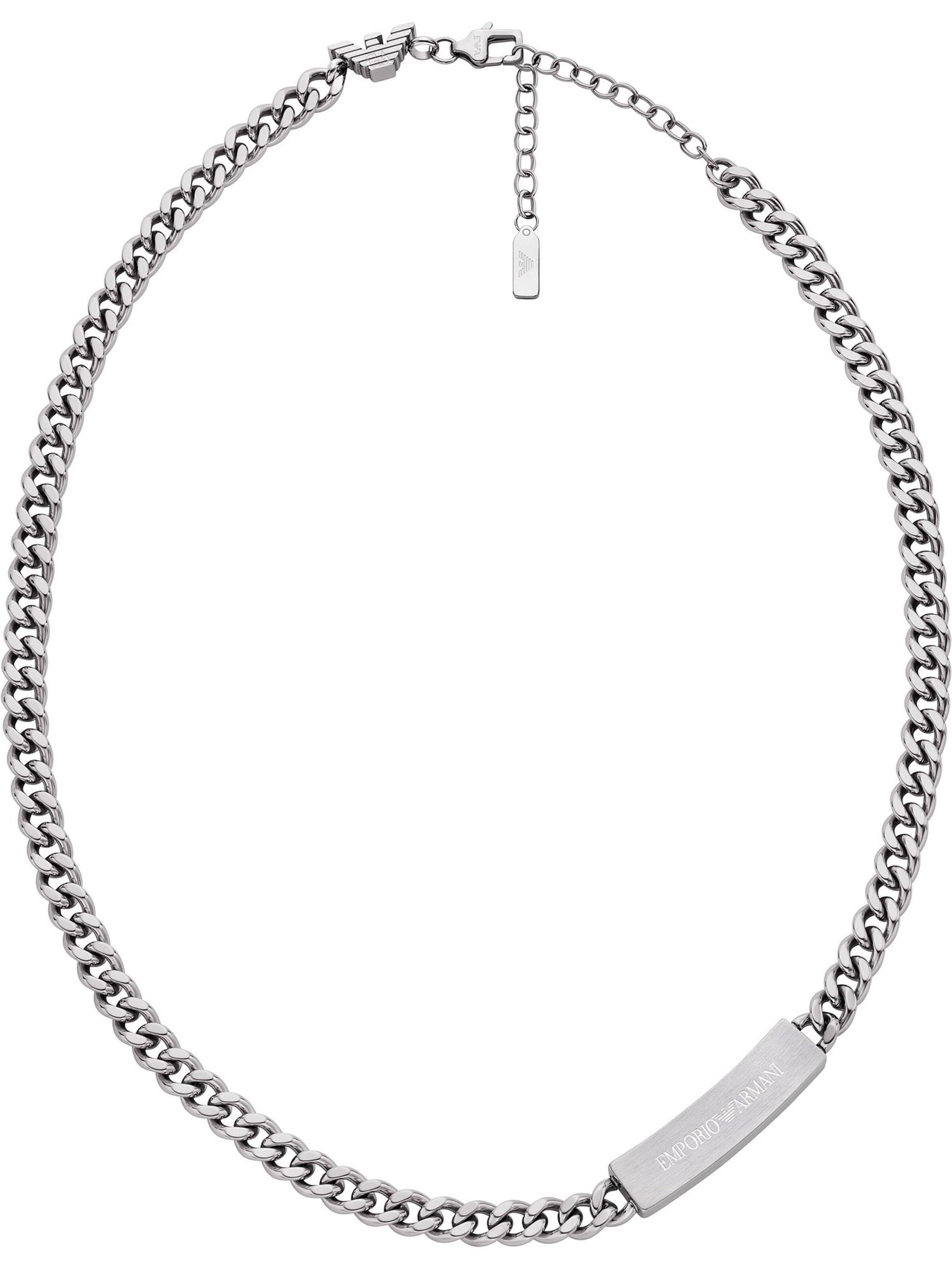 Emporio Armani Necklace in Silver: front