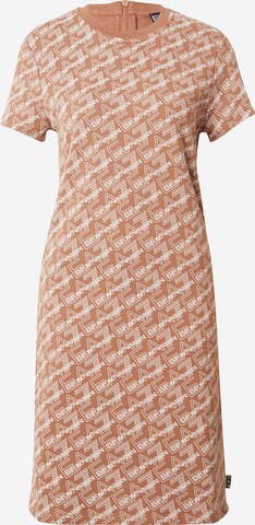 EA7 Emporio Armani Dress in Brown: front