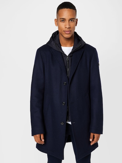 JOOP! Mantel 'Mailor' en bleu nuit / bleu foncé, Vue avec modèle