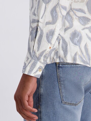 Coupe regular Chemise PIERRE CARDIN en bleu