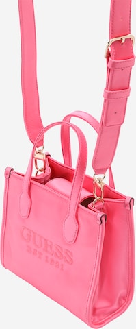 GUESS Τσάντα χειρός 'Silvana' σε ροζ