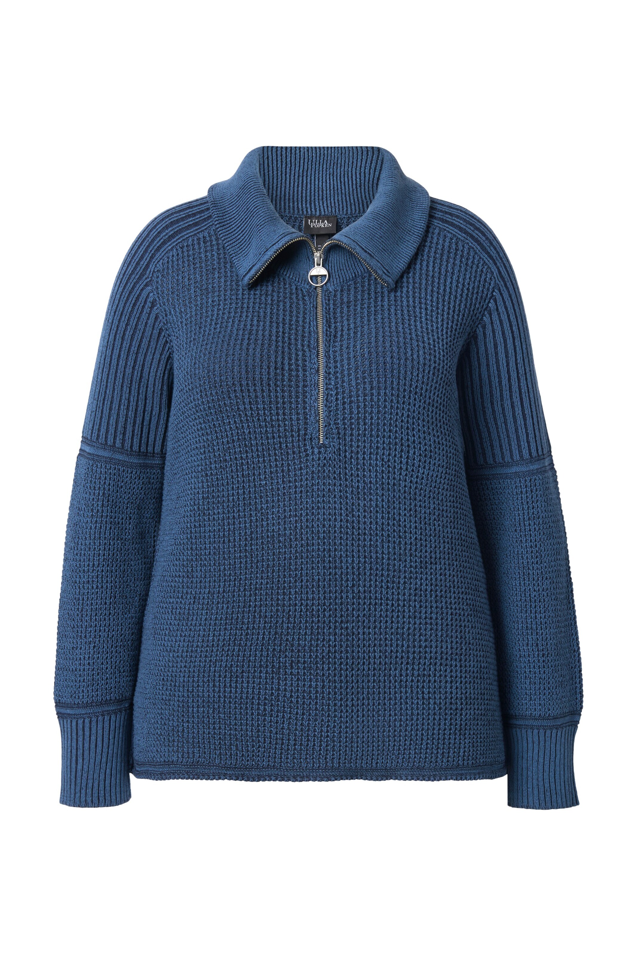 Ulla Popken Pullover in Blau: Vorderseite