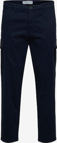 SELECTED HOMME Cargobroek 'Wick' in Blauw: voorkant