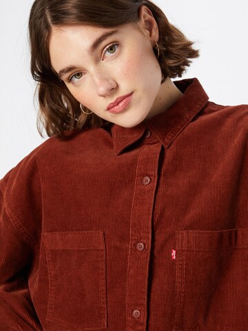 LEVI'S ® Bluse 'Elliot Utility Shirt' in Rot