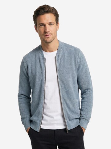 CASAMODA Knit Cardigan 'Basic' in Blue: front