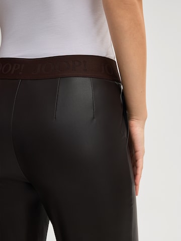 JOOP! Slim fit Pleat-front trousers 'Patricia' in Black