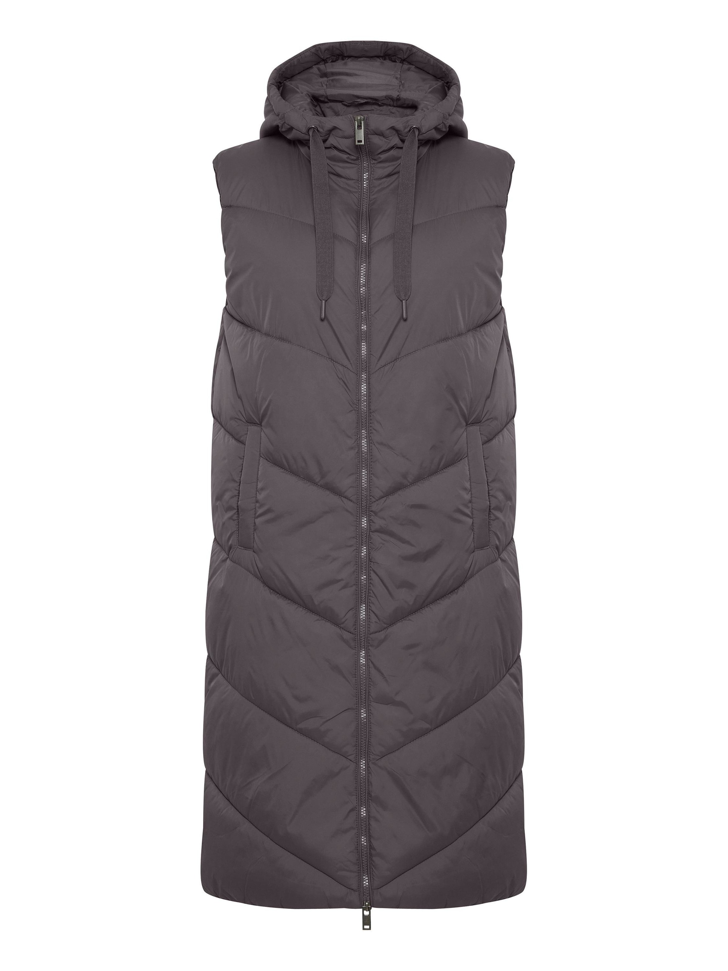 Oxmo Bodywarmer 'BOLYN' in Bruin: voorkant