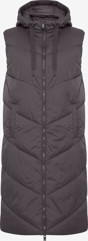 Oxmo Vest 'BOLYN' in Brown: front