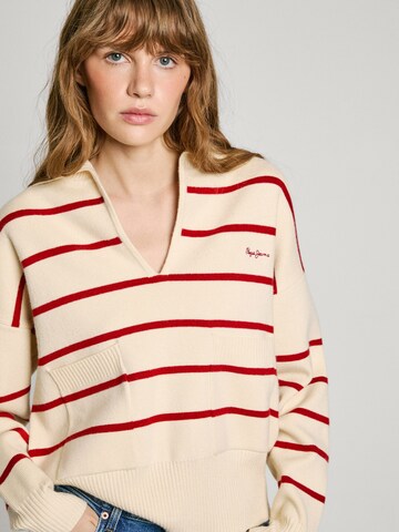 Pull-over 'Priscilla' Pepe Jeans en blanc