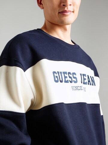 Sweat-shirt 'HORIZONT' GUESS JEANS en bleu