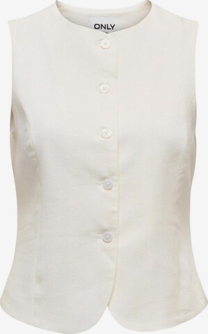 Tailleur 'Onlgoa S/L Linen Bl Waistcoat Cc Tlr 15363724' di ONLY in beige: frontale