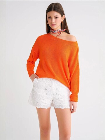 Pullover di MixRay in arancione