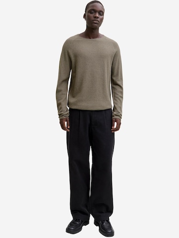 JACK & JONES Sweater 'Hill' in Brown