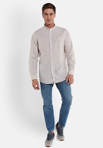 Steffen Klein Regular fit Button Up Shirt in Beige