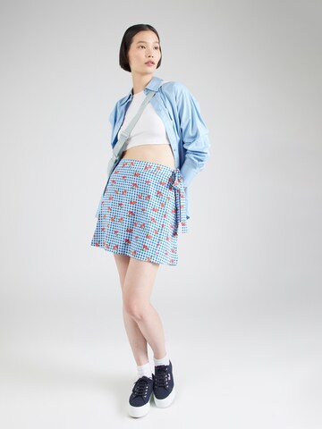 PIECES Skirt 'BLOOM' in Blue