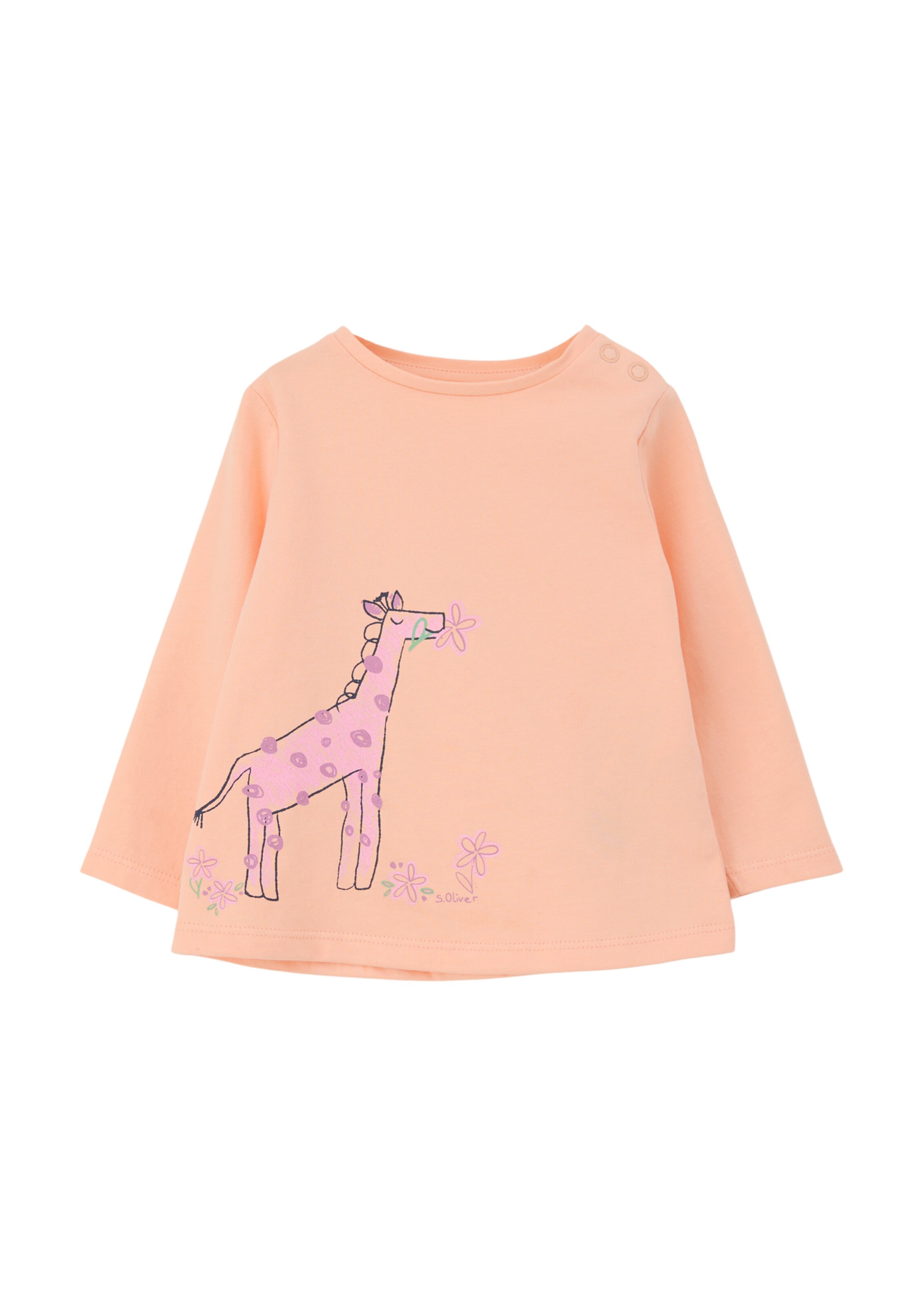 s.Oliver Shirt in Oranje: voorkant