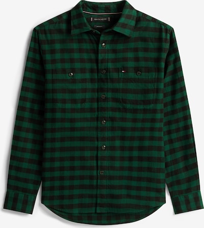 Marškiniai iš TOMMY HILFIGER, spalva – žalia / juoda, Prekių apžvalga