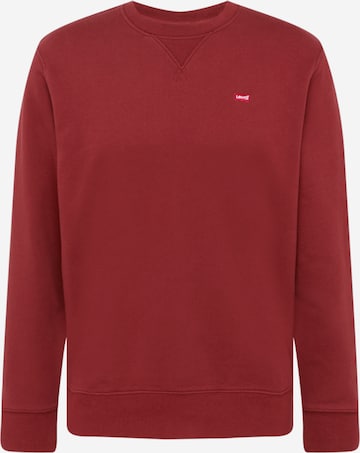 LEVI'S ® Regular Fit Sweatshirt 'Original Housemark' i rød: forside