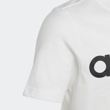 ADIDAS SPORTSWEAR Performance Shirt 'Essentials Linear Logo ' in White