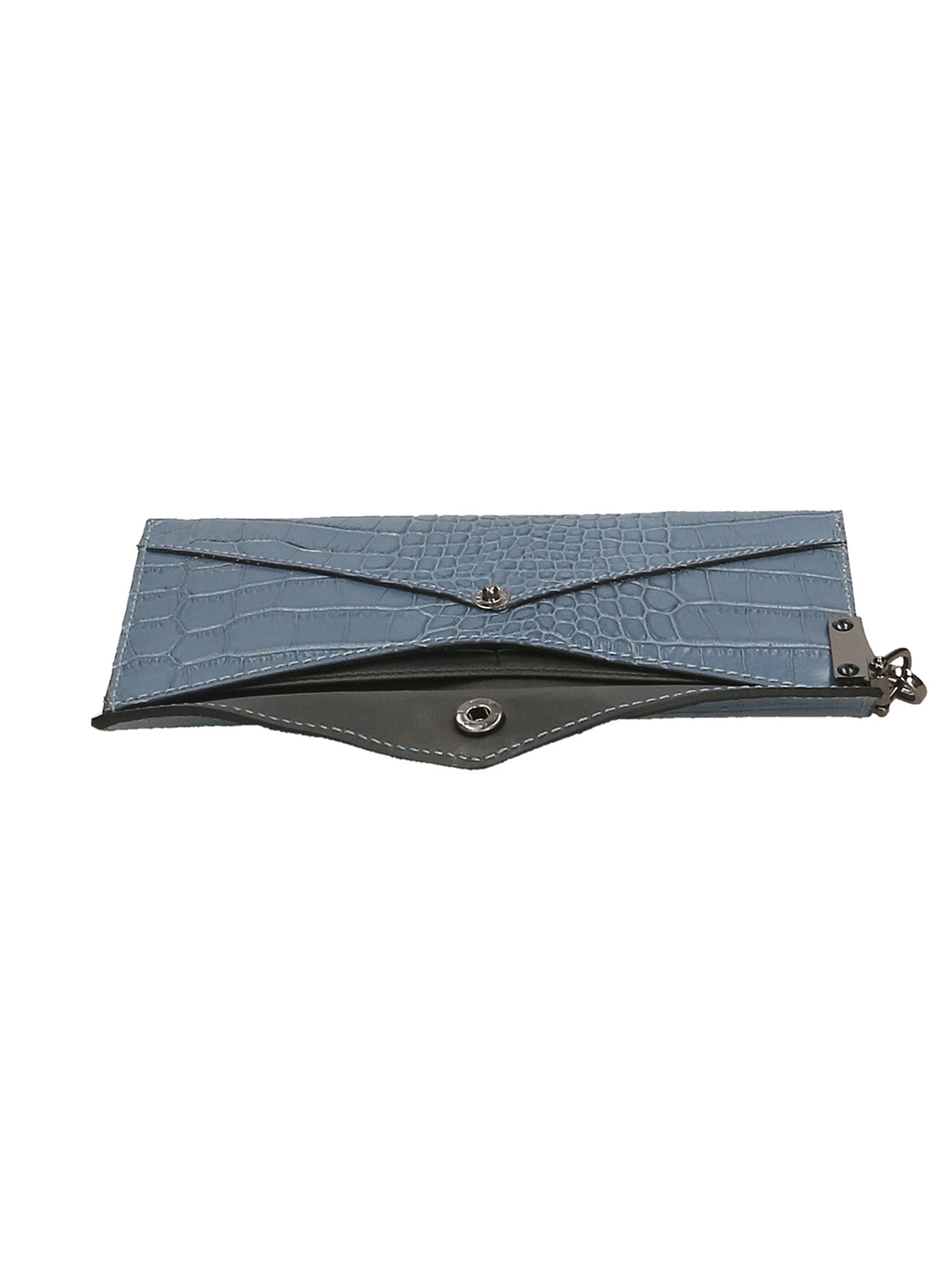 Pochette 'Borsetta Portafoglio Noemy Pelle Stampa Coccodrillo Made in Italy' di Gave Lux in rosa