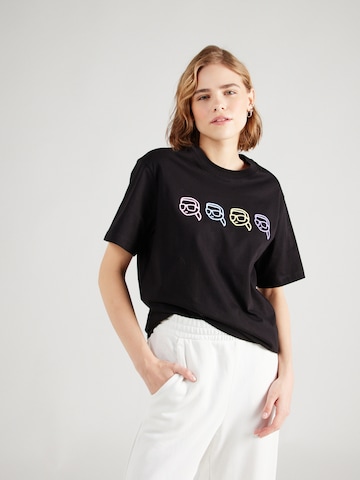 Karl Lagerfeld Shirt 'Ikonik 2.0' in Zwart