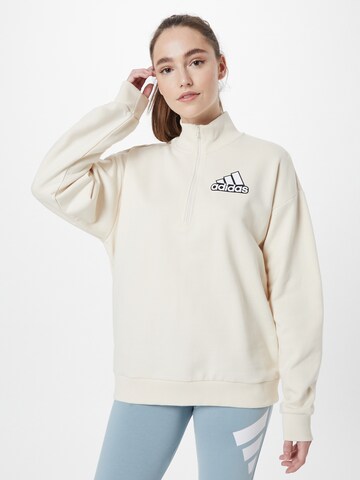 ADIDAS SPORTSWEAR Sportsweatshirt i hvit: forside