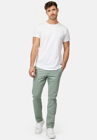 Regular Pantalon chino ' Wasling ' INDICODE JEANS en vert