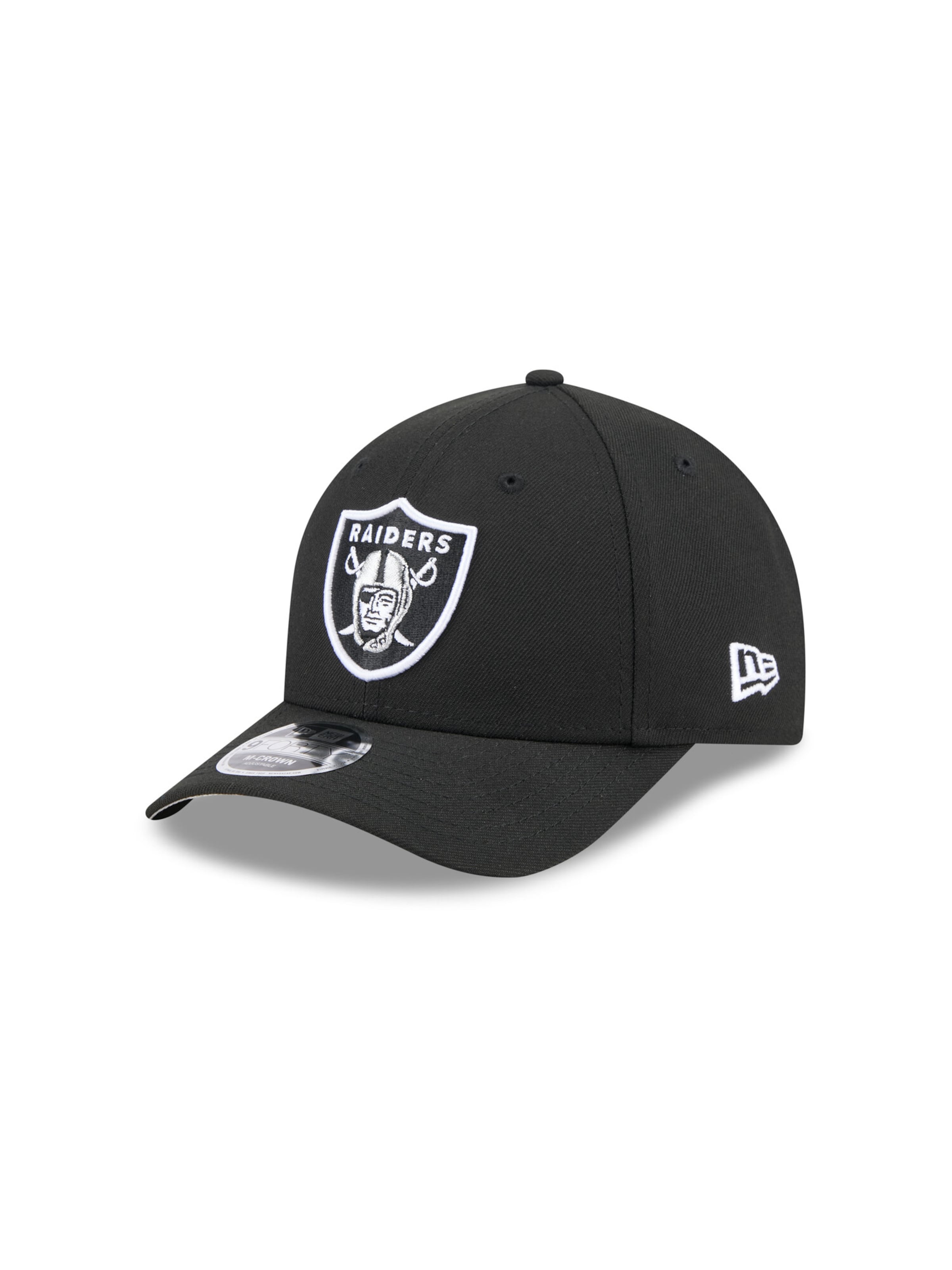 NEW ERA Athletic Cap '9FORTY M-Crown Las Vegas Raiders' in Black: front