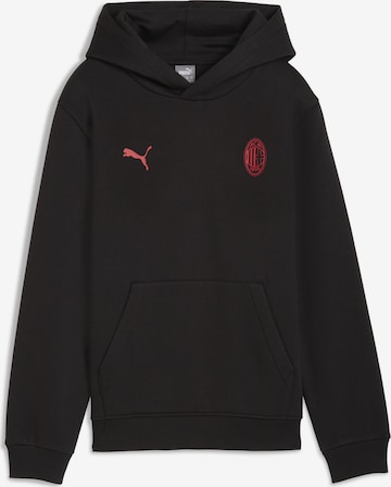 PUMA Sportief sweatshirt 'AC Milan FtblEssentials' in Zwart: voorkant