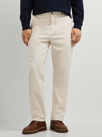 Pepe Jeans Loose fit Chino Pants in White: front