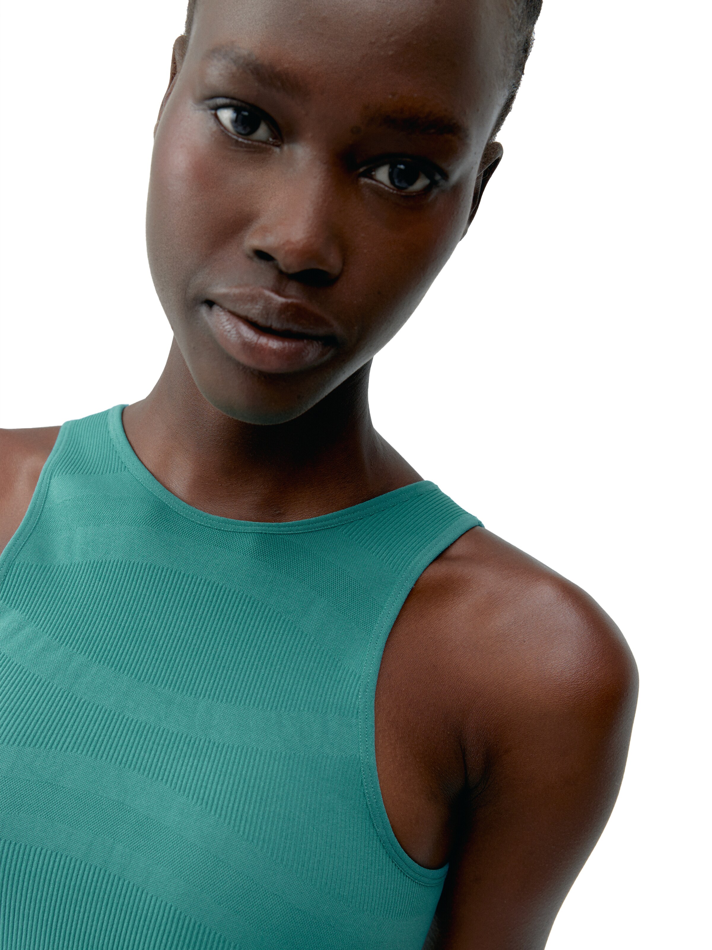 Born Living Yoga Skinny Sporttop ' Alana ' in Groen