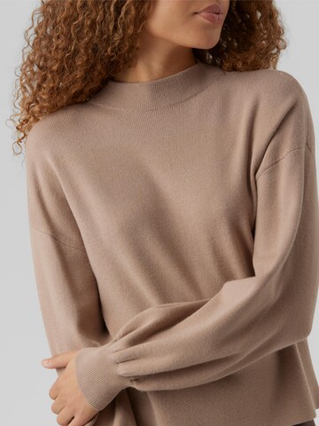 VERO MODA Pullover 'Nancy' in Braun