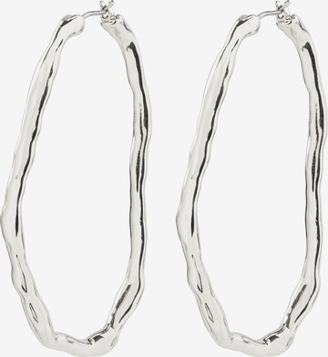 Boucles d'oreilles 'Light' Pilgrim en argent : devant