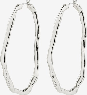 Boucles d'oreilles 'Light' Pilgrim en argent : devant