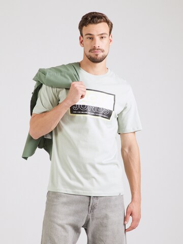 T-Shirt 'JCOLogan' JACK & JONES en vert : devant