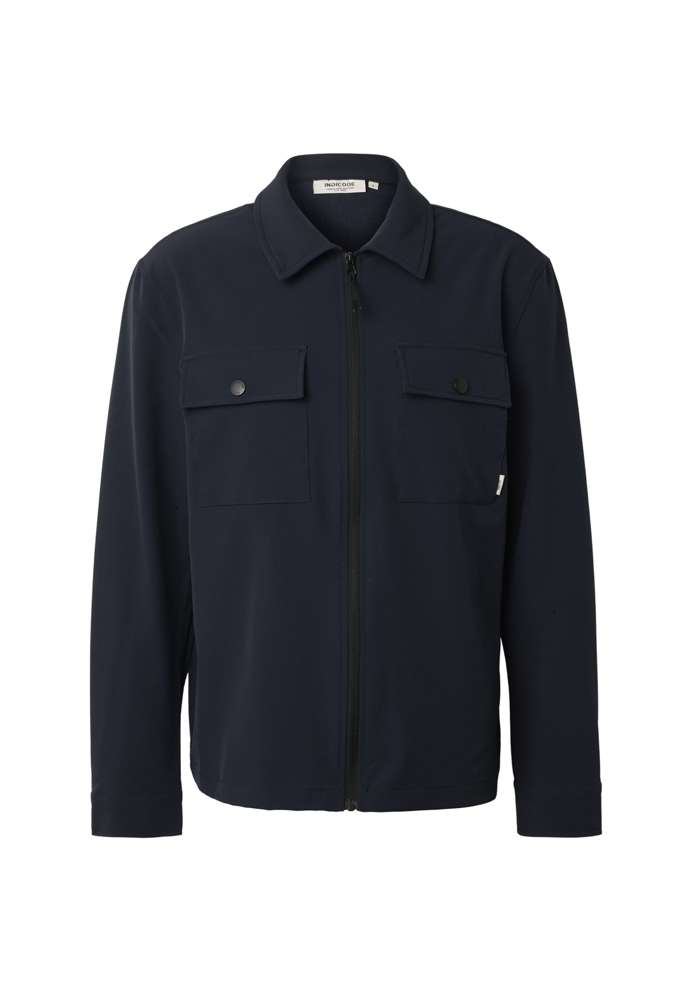 Veste mi-saison 'Romant' INDICODE JEANS en bleu : devant