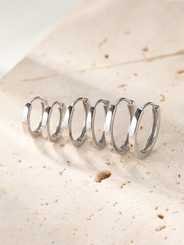 Hey Happiness Oorbellen 'Classic Trio' in Zilver