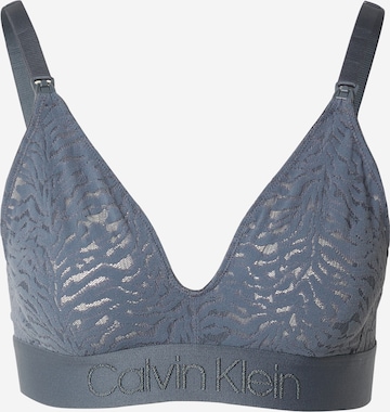 Calvin Klein Underwear Triangel Voedingsbh in Grijs: voorkant